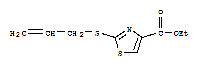 4-Thiazolecarboxylicacid,2-(allylthio)-,ethylester(6ci) Structure,98996-15-7Structure