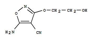 4-Isoxazolecarbonitrile,5-amino-3-(2-hydroxyethoxy)-(6ci) Structure,99420-70-9Structure