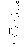 1-P-methoxyphenylpyrazole-4-carboxaldehyde Structure,99984-70-0Structure