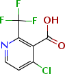 4-Chloro-2-(trifluoromethyl)nicotinic acid Structure,1018678-39-1Structure