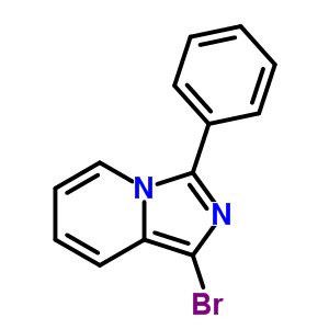 1-Bromo-3-phenylimidazo[1,5-a]pyridine Structure,104202-15-5Structure