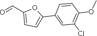 5-(3-Chloro-4-methoxyphenyl)furfural Structure,124014-00-2Structure