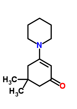 5,5-Dimethyl-3-n-(piperidine)cyclohex-2-en-1-one Structure,13358-76-4Structure