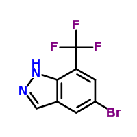 5-Bromo-7-(trifluoromethyl)-1h-indazole Structure,1374258-43-1Structure