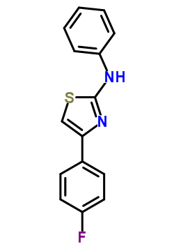 4-(4-Fluoro-phenyl)-thiazol-2-yl]-phenyl-amine Structure,1427-09-4Structure