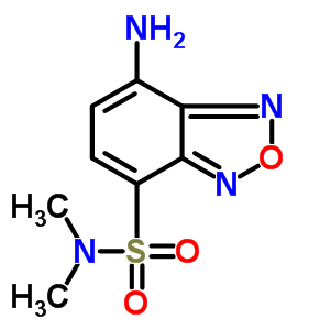 4-(N,n-dimethylaminosulfonyl)-7-amino-2,1,3-benzoxadiazole Structure,147611-83-4Structure