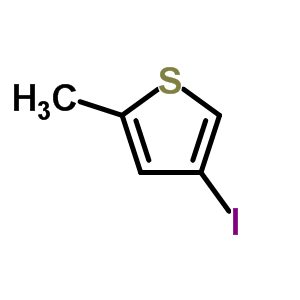 Thiophene,4-iodo-2-methyl- Structure,16494-35-2Structure