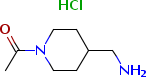 1-Acetyl-4-piperidinemethanamine hcl Structure,173337-02-5Structure