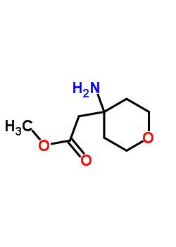 4-Amino-tetrahydropyran-4-acetic acid methyl ester Structure,178242-93-8Structure