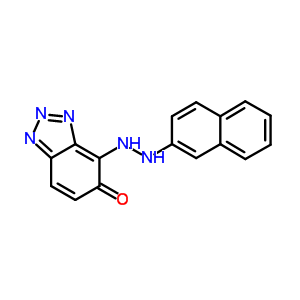 4-(2-Naphthalen-2-ylhydrazinyl)benzotriazol-5-one Structure,17857-98-6Structure