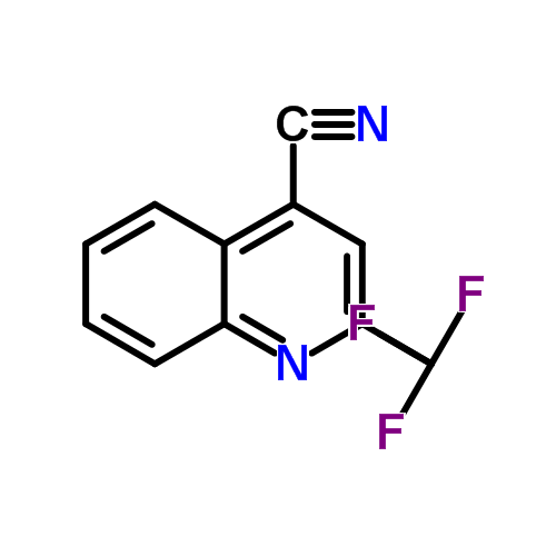 2-(Trifluoromethyl)quinoline-4-carbonitrile Structure,18706-26-8Structure