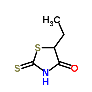 5-Ethyl-2-sulfanylidene-thiazolidin-4-one Structure,1986-43-2Structure