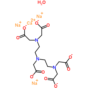 Diethylenetriamine-pentaacetic ac. calc.  triso. salt hydrate Structure,207226-35-5Structure