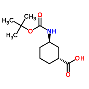 Boc-trans-1,3-aminocyclohexane carboxylic acid Structure,218772-92-0Structure