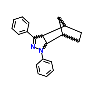 4,7-Methano-1h-indazole, 3a,4,5,6,7,7a-hexahydro-1,3-diphenyl- Structure,23950-38-1Structure