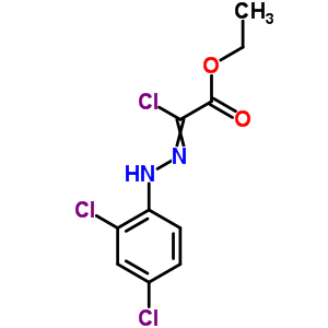 Ethyl 2-chloro-2-(2-(2,4-dichlorophenyl)hydrazono)acetate Structure,27143-12-0Structure