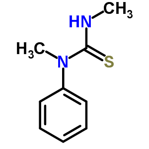 Thiourea,n,n-dimethyl-n-phenyl- Structure,2740-95-6Structure