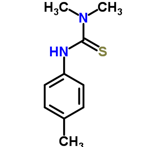 Thiourea,n,n-dimethyl-n-(4-methylphenyl)- Structure,2741-13-1Structure