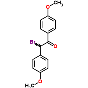 2-Bromo-1,2-bis-(4-methoxyphenyl)-ethanone Structure,27895-95-0Structure