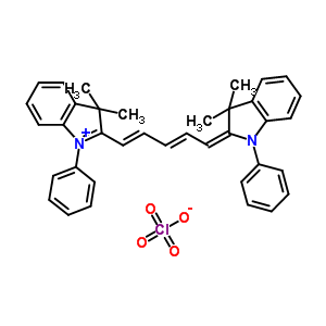 2-[(1E,3e)-5-(3,3-dimethyl-1-phenyl-1,3-dihydro-2h-indol-2-ylidene)-1,3-pentadienyl]-3,3-dimethyl-1-phenyl-3h-indolium perchlorate Structure,288403-55-4Structure