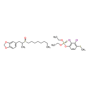 Chlorthiophos sulfoxide Structure,29185-21-5Structure