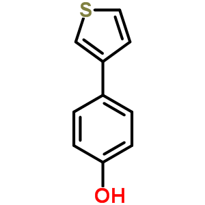 4-(Thiophen-3-yl)phenol Structure,29886-67-7Structure