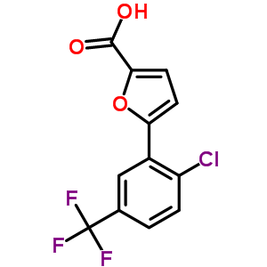 5-[2-Chloro-5-(trifluoromethyl)phenyl]-2-furoic acid Structure,302911-88-2Structure