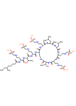 Colistimethatesodium Structure,30387-39-4Structure