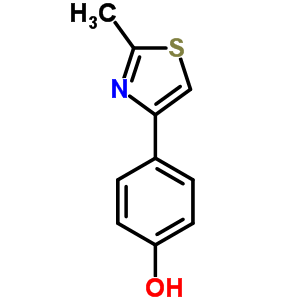 4-[4-(2-Methyl)thiazolyl]phenol Structure,30686-73-8Structure