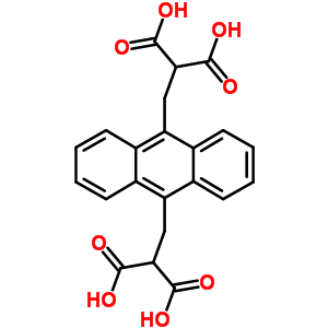 9,10-Anthracenediyl-bis(methylene)dimalonic acid Structure,307554-62-7Structure