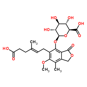 Mycophenolic acid glucuronide Structure,31528-44-6Structure