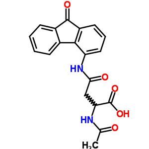 L-asparagine,n2-acetyl-n-(9-oxo-9h-fluoren-4-yl)- Structure,31792-58-2Structure