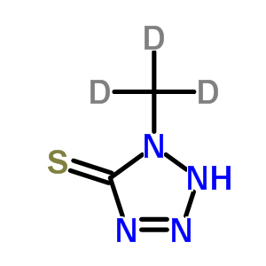 1-Methyl-d3-5-mercapto-1,2,3,4-tetrazole Structure,345909-96-8Structure