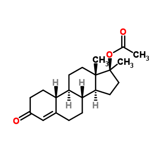 17-O-acetyl normethandrone Structure,36083-56-4Structure