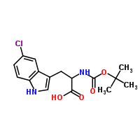 Boc-5-chloro-dl-tryptophan Structure,361576-61-6Structure