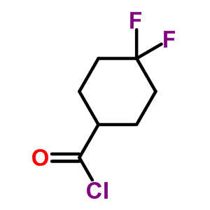 4,4-Difluorocyclohexanecarbonyl chloride Structure,376348-75-3Structure