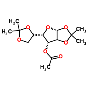 3-Acetyl-1,2:5,6-di-o-isopropylidene-alpha-d-galactofuranose Structure,38166-65-3Structure