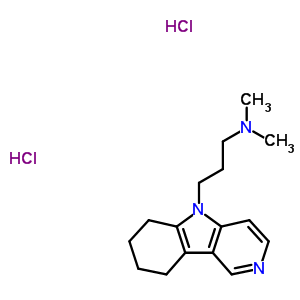 5-(5-(Dimethylamino)propyl)-5,6,7,8-tetrahydro-5h-pyrido(4,3-b)indole dihydrochloride Structure,39744-94-0Structure