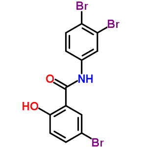 5-Bromo-n-(3,4-dibromophenyl)-2-hydroxy-benzamide Structure,4214-52-2Structure