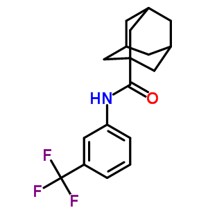 Tricyclo[3.3.1.13,7]decane-1-carboxamide,n-[3-(trifluoromethyl)phenyl]- Structure,42600-84-0Structure