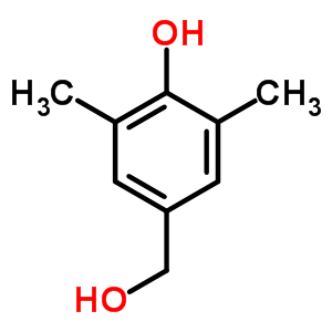 4-(羥基甲基)-2,6-二甲基苯酚結(jié)構(gòu)式_4397-14-2結(jié)構(gòu)式
