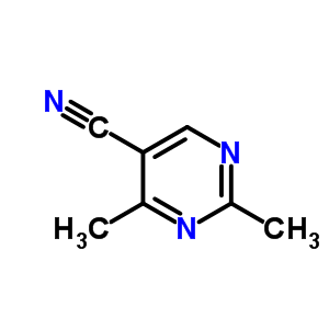 5-Pyrimidinecarbonitrile,2,4-dimethyl- Structure,4450-24-2Structure