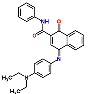 4-(4-Diethylaminophenyl)imino-1-oxo-n-phenyl-naphthalene-2-carboxamide Structure,4899-83-6Structure