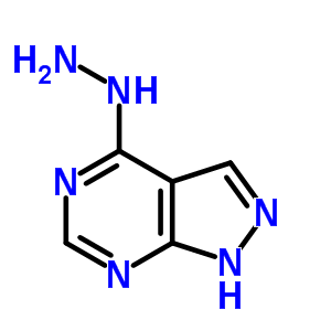 4H-pyrazolo[3,4-d]pyrimidin-4-one, 1,5-dihydro-, hydrazone (9ci) Structure,51088-28-9Structure