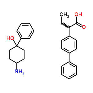 (E)-4-amino-1-phenyl-cyclohexanol alpha-ethyl-4-biphenylacetate Structure,51171-84-7Structure