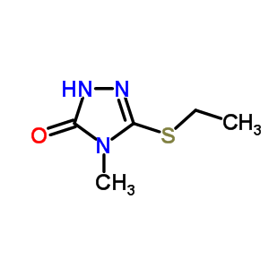 5-Ethylsulfanyl-4-methyl-2h-1,2,4-triazol-3-one Structure,53065-51-3Structure