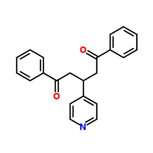 1,5-Diphenyl-3-(pyridin-4-yl)pentane-1,5-dione Structure,5337-49-5Structure