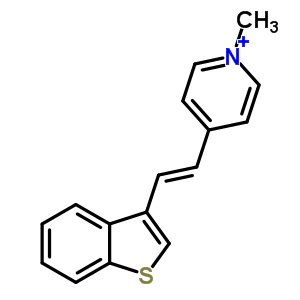 4-[(E)-2-benzothiophen-3-ylethenyl]-1-methyl-pyridine Structure,5370-66-1Structure