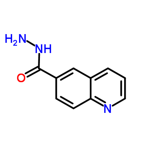 喹啉-6-碳酰肼結(jié)構(gòu)式_5382-47-8結(jié)構(gòu)式