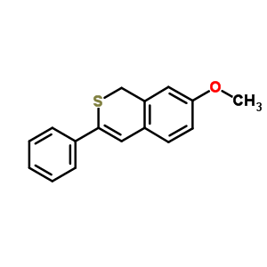 7-Methoxy-3-phenyl-1h-isothiochromene Structure,53844-20-5Structure